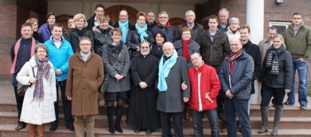 ChristenUnie bij klooster in Glane